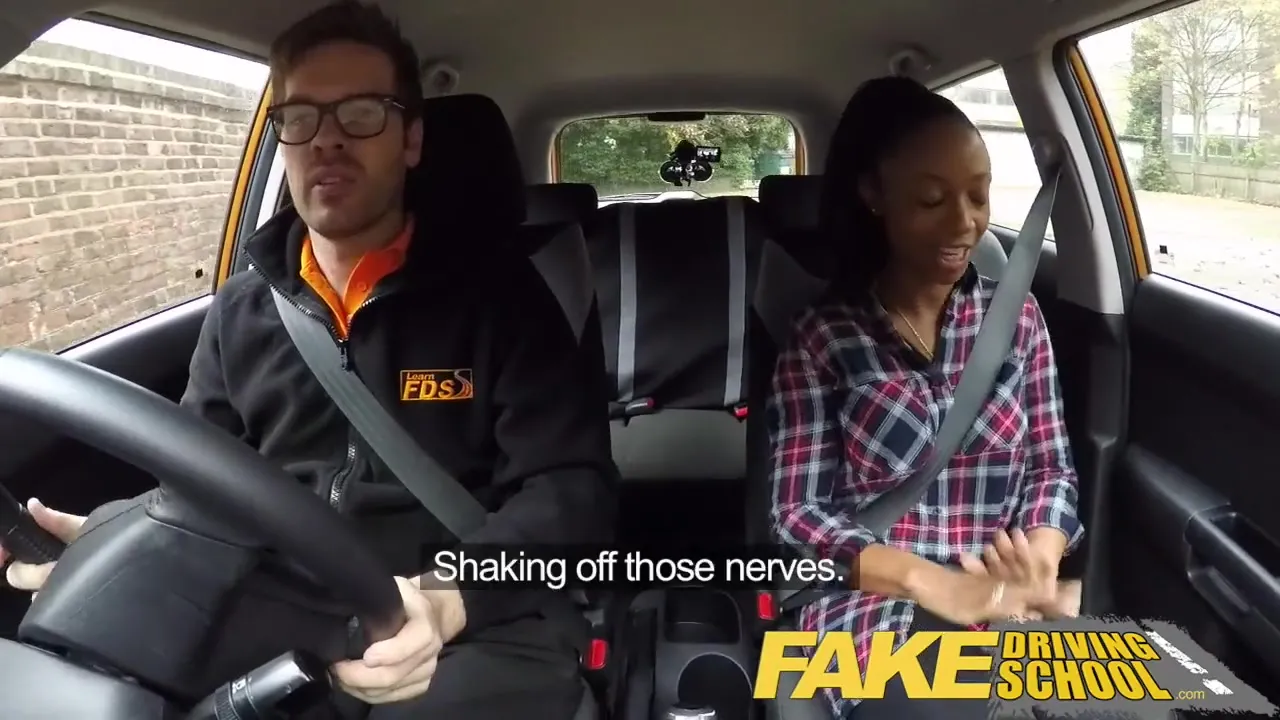 Free Fake Driving School Busty Black Learner Fails Test with Lesbian  Examiner Porn Video - Ebony 8