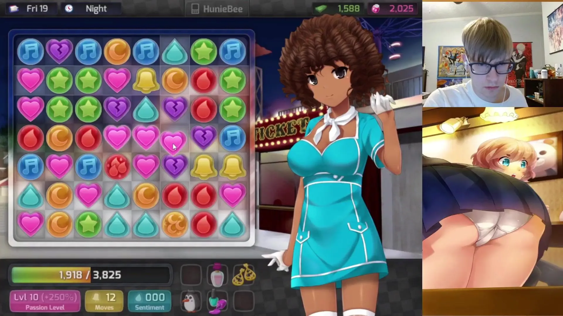 Free Creampieing A Large Titty Black Woman and Having Sexy Alien and Fairy  Sex (Huniepop) [Uncensored] Porn Video - Ebony 8