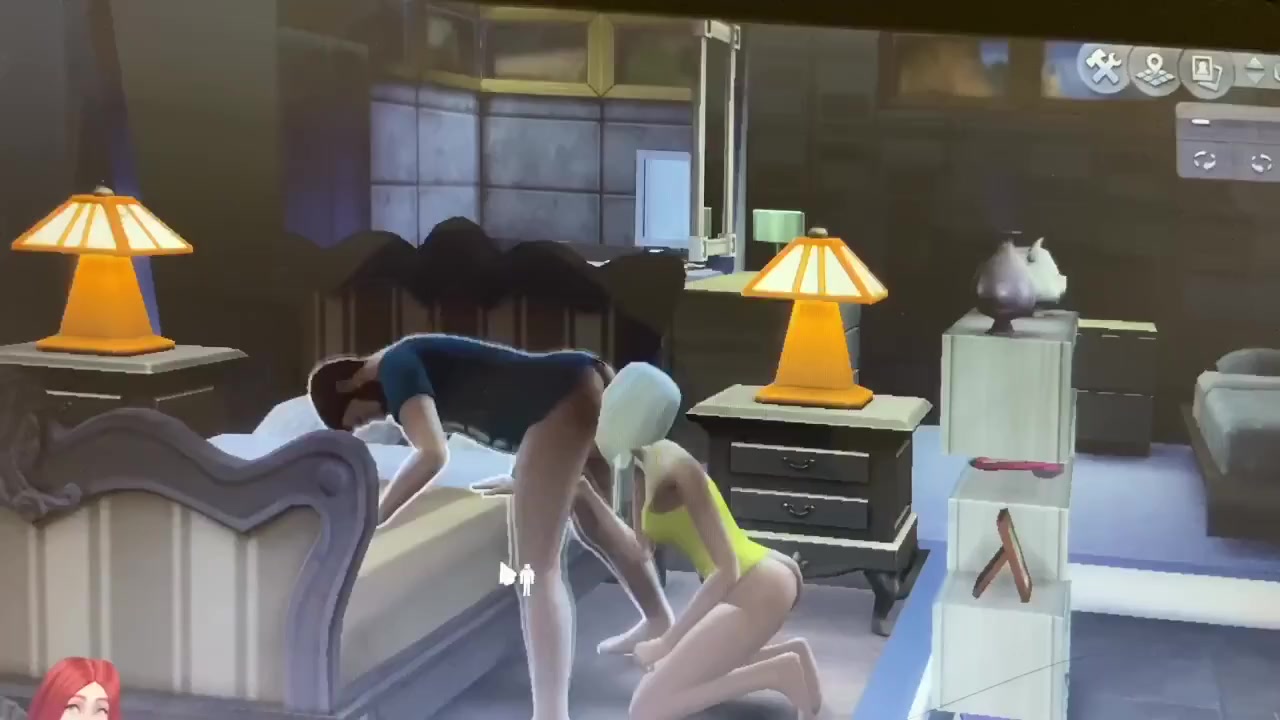 Free Sims 4 Lightskin Ebony, White Man. Anal Play, Anal Sex and Blowjob.  Sexy Porn Video - Ebony 8