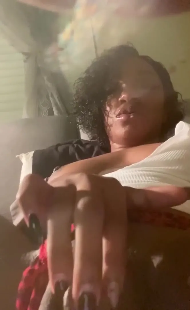 Ebony Fingering Pussy Selfie - Free Clit Rub Drool with Fat Pussy Porn Video - Ebony 8