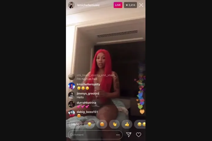 Free K Michelle IG live pt2 Porn Video Ebony 8 